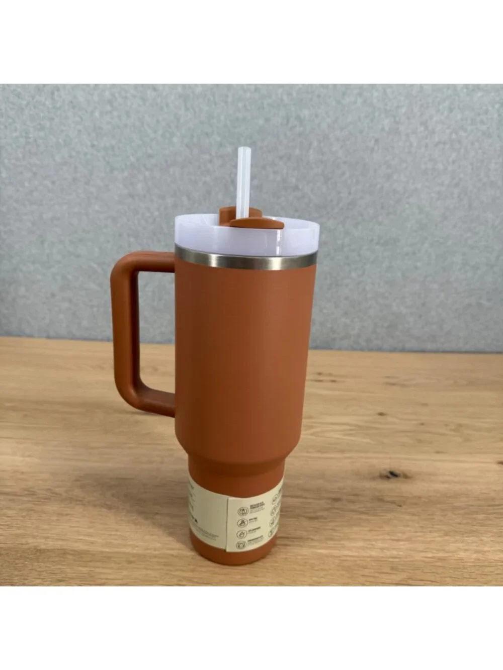 Stanley 40oz Quencher H2.0 Flowstate Tumbler Toast Brown Straw Water Bottle NIB - Picture 2 of 7